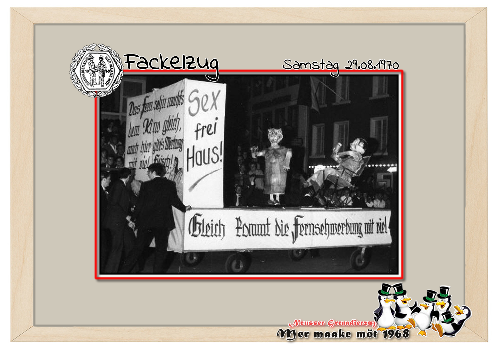 Fackel 1970: Unser Opa freut sich auf halb sechs ...Gleich kommt die Fernsehwerbung mit viel Sex