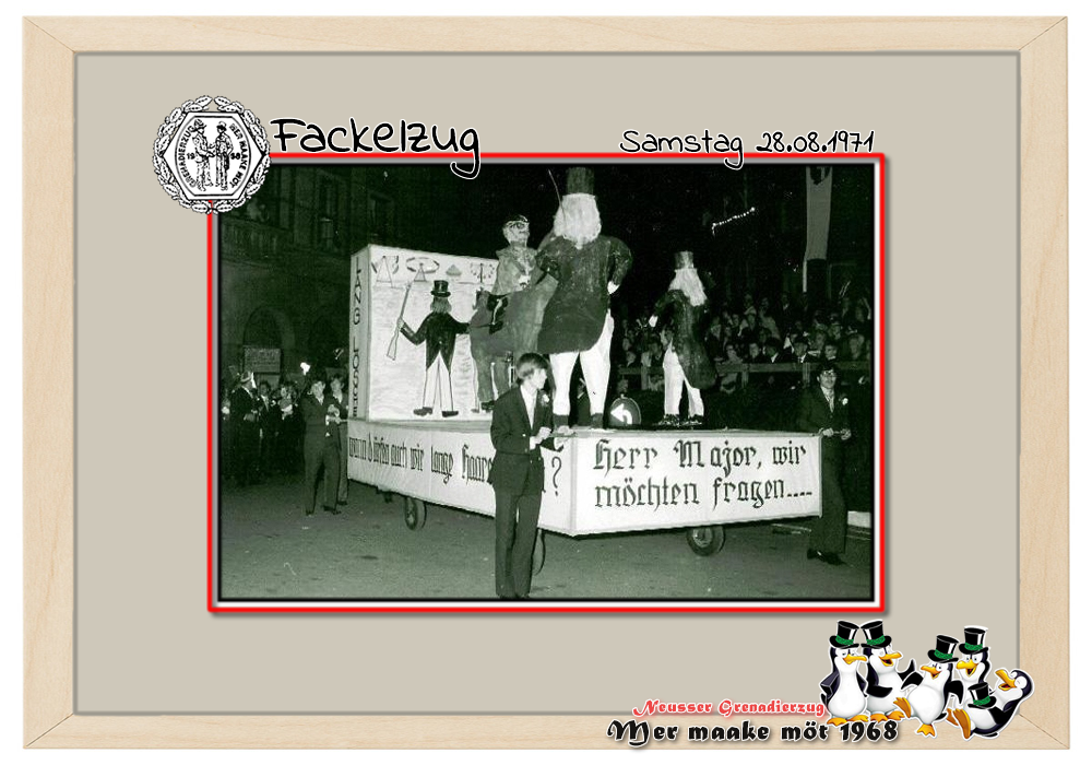 Fackel 1971: Herr Major, wir möchten fragen ...wann dürfen auch wir lange Haare tragen?