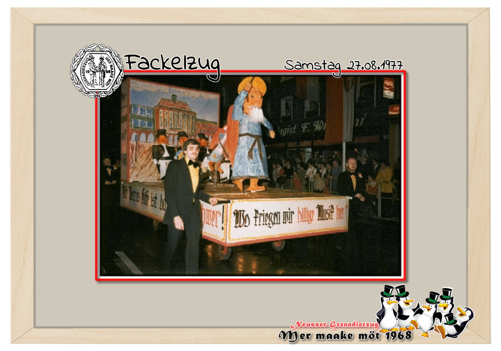 Fackel 1977: Wo kriegen wir billige Musik her? ...Mit Petrus hilfe ist das nicht schwer!