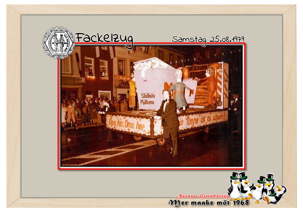 Fackel 1979: Opa hin, Oma her, ...doch die Tonne ist zu schwer!