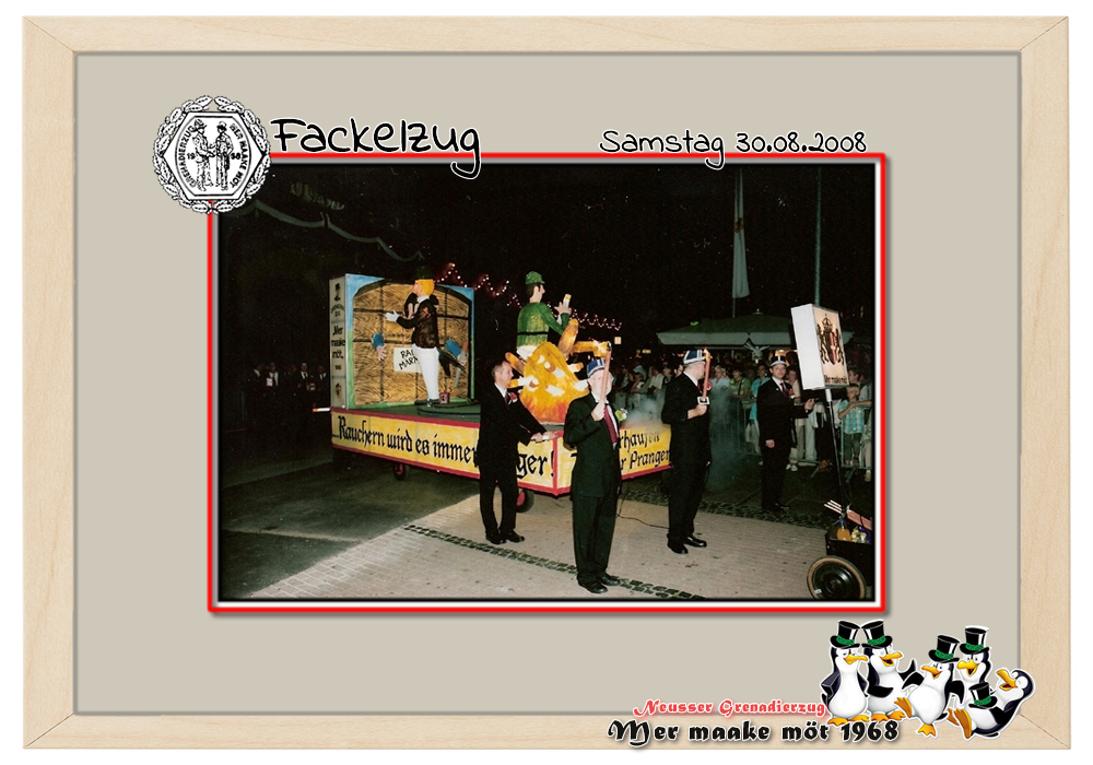 Fackel 2008: Scheiterhaufen oder Pranger ...Rauchern wird es immer banger!