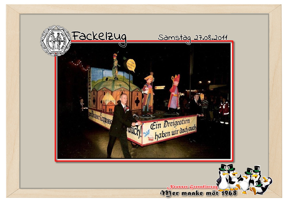 Fackel 2011: Ein Dreigestirn haben wir doch auch ...zum Neusser Kappensonntagsbrauch
