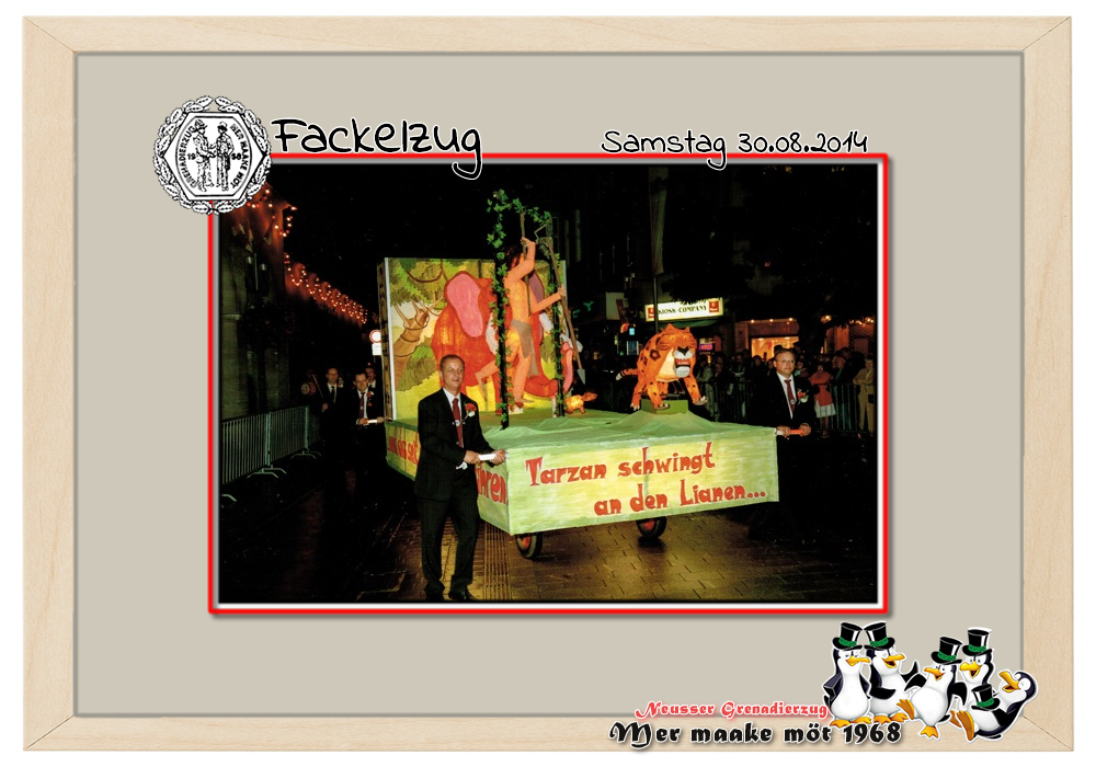 Fackel 2014: Tarzan schwingt an den Lianen ...und das seit nun mehr 100 Jahren